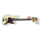 Fender AM Pro II Jazz (5), Olympic White / Rosewood 5 String Bass At Bass Central