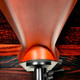 NS Design EU-5 Electric Upright, Amber with Dual Piezo and EMG.*RARE! 5 String EUB at Bass Central