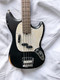 Fender Mustang Justin Meldal-Johnsen (JMJ) Short Scale, Road Worn Black / Rosewood 4 String Bass At Bass Central