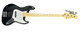 Fender USA Geddy Lee Jazz, Black Gloss w/ Maple 4 String Bass At Bass Central