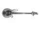 Ernie Ball Music Man Bongo 5 HH, Titan Grey 5 String Bass At Bass Central