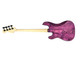 Lakland Skyline 44-64 GZ FRETLESS, Trans Purple/Lined Ebony/ Geezer Butler 4 String Bass At Bass Central