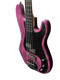 Lakland Skyline 44-64 GZ FRETLESS, Trans Purple/Lined Ebony/ Geezer Butler 4 String Bass At Bass Central