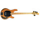 Ernie Ball Musicman Dark Ray Gold Bar Bass Guitar At Bass Central