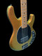 Ernie Ball Musicman Dark Ray Gold Bar Bass Guitar At Bass Central