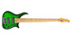 US Masters Trans Green/Maple Used 5 String Bass At Bass Central