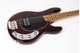 Ernie Ball Music Man StingRay 4 H Special, Translucent Oxblood 4 String Bass At Bass Central