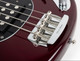 Ernie Ball Music Man StingRay 4 HH Special, Translucent Oxblood  4 String Bass At Bass Central