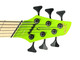 Dingwall NG-3 (6), Ferrari Green / Maple 6 String Bass At Bass Central