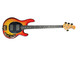 Ernie Ball Music Man StingRay 4 HH Special, Cherry Punch / Ebony 4 String Bass At Bass Central