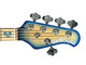 Ernie Ball Music Man 2025 BFR LTD StingRay 5HH Paua Blue 5 String Bass At Bass Central