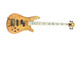 Spector USA NS-2, Chestnut Super Natural 4 String Bass At Bass Central