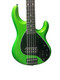 Ernie Ball Music Man StingRay 5 H Special, Kiwi Green / Ebony 5 String Bass At Bass Central