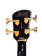 Spector Euro 4 Classic, Black Gloss / Rosewood and EMG's 4 String Bass At Bass Central