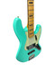 Fender Custom Shop 1964 Journeyman Jazz Bass Faded Seafoam Green Front Angle Right