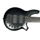 Ernie Ball Music Man Bongo 6 HH, Stealth Black/ Ebony 6 String Bass At Bass Central