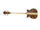Alembic Stanley Clarke Sign Deluxe, Walnut/ Ebony / Red Side LED's 4 String Bass At Bass Central