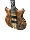 Alembic Stanley Clarke Sign Deluxe, Walnut/ Ebony / Red Side LED's 4 String Bass At Bass Central