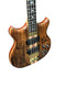 Alembic Stanley Clarke Sign Deluxe, Walnut/ Ebony / Red Side LED's 4 String Bass At Bass Central