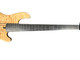 Skyline 55-02 Deluxe FRETLESS, Quilt w/ Lined Ebony 5 String Bass At Bass Central