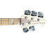Lakland Skyline 55-02 Custom White/Maple 5 String Bass At Bass Central