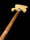 Fender Custom Shop NOS Artisan Jazz Bass, Aged Natural Flame Maple Burl/Roasted Maple back of neck