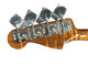 Fender Custom Shop NOS Artisan Jazz Bass, Aged Natural Flame Maple Burl/Roasted Maple Back headstock