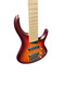 MTD KZX 5 (V2), Dark Cherry Burst / Maple/ USA Bartolini Electronics 5 String Bass At Bass Central