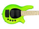 Ernie Ball Music Man Bongo 6 HH, Mantis Green / Maple 6 String Bass At Bass Central