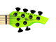 Ernie Ball Music Man Bongo 6 HH, Mantis Green / Maple 6 String Bass At Bass Central