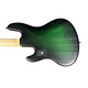 Sandberg Cal. TM-4 Superlight, Green Burst with Maple Neck/ Maple FB, Black Blocks  4 String Bass At Bass Central