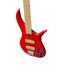 F BASS BN4 Red, Maple Fingerboard 4 String Bass At Bass Central