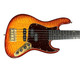 Sadowsky NYC 5, Honeyburst Flame, Ebony Fingerboard 5 String Bass At Bass Central