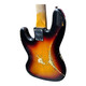 Fender Custom Shop Time Machine Heavy Relic 1961 Jazz Bass, Faded Bleached 3 Tone Sunburst /Rosewood 4 String Bass At Bass Central