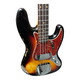 Fender Custom Shop Time Machine Heavy Relic 1961 Jazz Bass, Faded Bleached 3 Tone Sunburst /Rosewood 4 String Bass At Bass Central