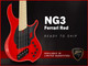 Dingwall NG-3 (5), LIMITED Ferrari Red / Maple 5 String Bass At Bass Central