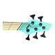Dingwall NG-3 (5), Matte Celestial Blue / Maple 5 String Bass At Bass Central