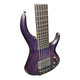 MTD USA  Super 6, Trans Purple/Ash /Rosewood 6 String Bass At Bass Central