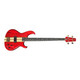 Aria Pro II SB-1000, Paduak Red with Ebony 4 String Bass At Bass Central