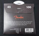 Fender Phosphor Bronze Acoustic Bass Strings, Long scale 45-100