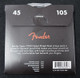 Fender Nickel Plated Roundwound Bass Strings, 45-105 Long Scale