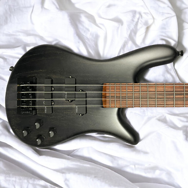 Spector USA NS-2, Matte Black Stain / Pau Ferro with Haz-Lab Pre and 1.5