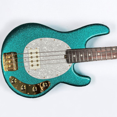 Ernie Ball Music Man Stingray 4 Special, Ocean Sparkle / Roasted