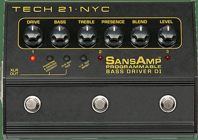 Tech 21 SansAmp Programmable Bass Driver DI - Bass Central 