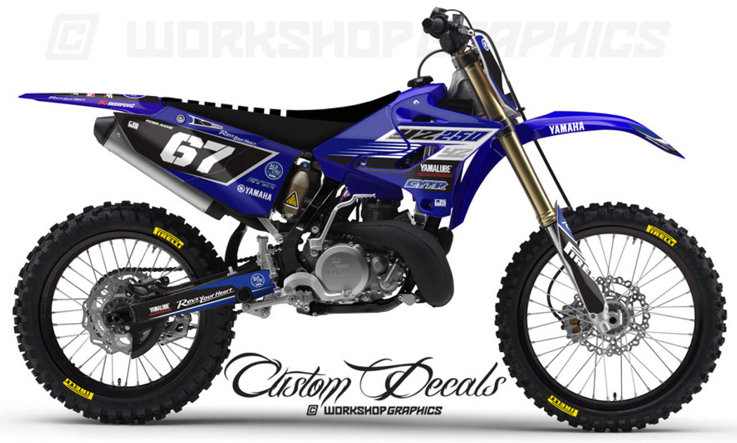Yamaha YZ MX Graphics Decals and Seat Covers