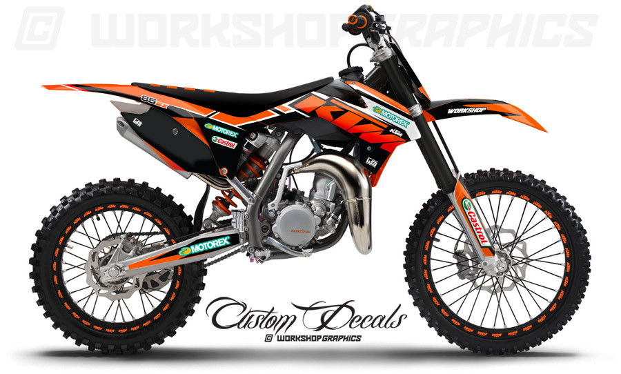 KTM 85 SX Moto - Graphics Kit - Workshop Graphics