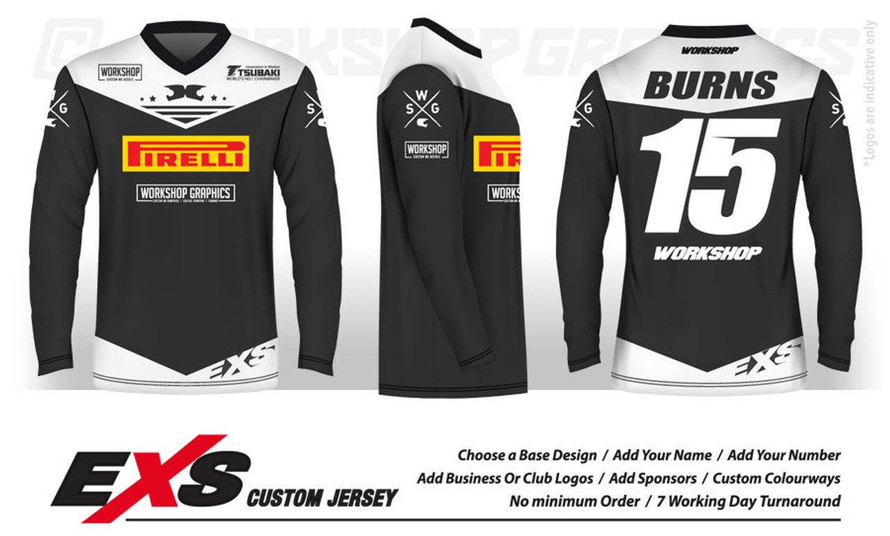 custom race jersey