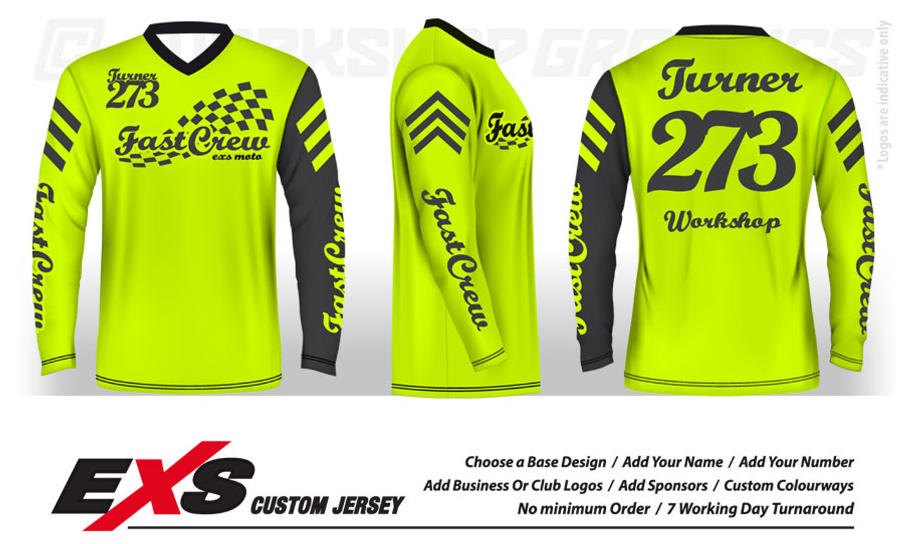 personalised motocross jersey