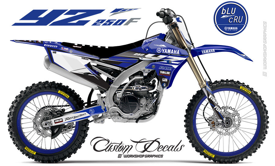 yamaha yz250f graphics