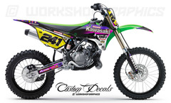 2014 KX85 MR Moto - Graphics Kit - Workshop Graphics